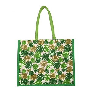 Bolsa de yute ecológica con logotipo personalizado impreso conveniente para llevar frutas y verduras al por mayor del proveedor de la India - Product Image 6