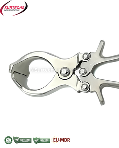Émasculateur manuel sans sang en acier inoxydable Surtechs de 9 pouces pour agneaux, moutons, outil vétérinaire pour le bétail - Product Image 2