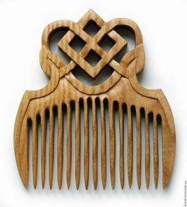Mini peigne en bois artisanal naturel, peigne de poche en bambou fait à la main, article écologique - Product Image 5