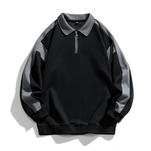 Sweat-shirt à capuche en molleton français 100% coton, coupe ample, décontracté et chaud pour homme, vente en gros - Product Image 2