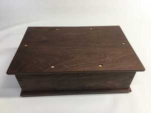 Minimalist Wooden Jewelry Box Rectangular Solid Wood <b>Storage</b> Box For Bedroom Neatening Single Tier Lacquer Finish box - Product Image 1