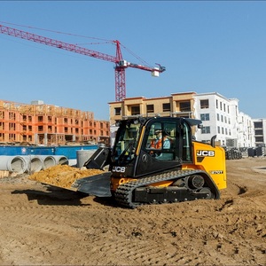 เครื่องยนต์รถตักล้อยาง JCB ประสิทธิภาพสูง รถตักหน้าขุดดินสำหรับอุตสาหกรรมจัดสวน ระบบขับเคลื่อนด้วยไฟฟ้า - Product Image 4