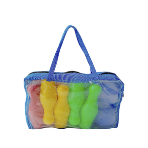 10 Pin Kids Indoor <b>Bowling</b> Set with 2 Plastic Balls Durable Multicolor Competition Ready - Product Image 4
