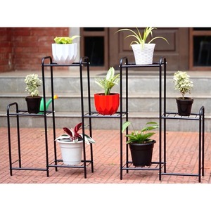Creative Classic Metal Heavy <b>Weight</b> Multi-Tier Ladder Shelf Indoor Plant <b>Stand</b> Rack Flower Pot Display for Desktop - Product Image 3