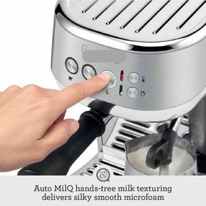 Cafetera Espresso Barista Pro, Tanque de Agua de 2L, Acero Inoxidable Pulido, BES878BSS - Product Image 2