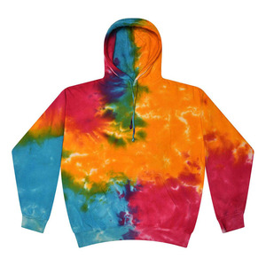 Sweat à capuche tie-dye pour homme en coton épais, style streetwear moderne, pour la vente en gros de vêtements - Product Image 3
