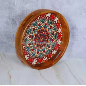 Plateau de service imprimé en bois de bonne conception Nouveau style de vaisselle pour la nourriture Thé servant des articles de fête décoratifs pour la maison et la cuisine - Product Image 1