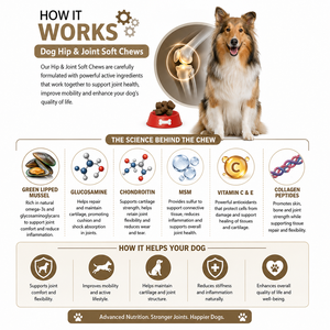Friandises probiotiques de haute qualité pour chiens et chats, soutien digestif, équilibre immunitaire, bien-être quotidien, complément alimentaire pour animaux de compagnie OEM ODM - Product Image 4