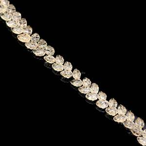 Perles de pierres précieuses en quartz citron AAA en forme de feuille, perles de pierres précieuses sculptées à la main pour la fabrication de bijoux, perles de quartz citron naturelles de 10-11 mm, 8 pouces - Product Image 3