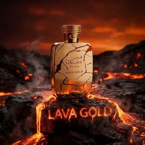 Perfume HAWAS LAVA GOLD 100ml de RASASI Original Dubai Árabe Eau de Parfum de Larga Duración para Hombre - Product Image 6