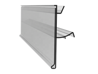 Porte-étiquettes en plastique PVC Meethope, bande de données pour étiquettes de prix, insert pour étagère de supermarché, hauteur 39 mm