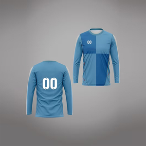 Latest Design Adult Men's Fully Sublimation Long Sleeve T-<b>Shirt</b> V Neck Plus Size Quick Dry Breathable <b>100</b>% <b>Polyester</b> T <b>Shirt</b> - Product Image 4