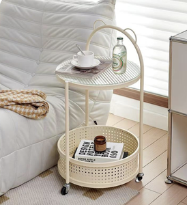 Luxury Gold Metal Modern Waterproof Non-Folding Bar <b>Cart</b> Rolling Drink Trolley 4-Wheel Serving <b>Cart</b> Storage Shelves for Home - Product Image 4