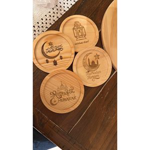 Sous-verre en bois pour boissons froides Fournitures du Ramadan RR ENTERPRISES Modèle RR202513458 - Product Image 1