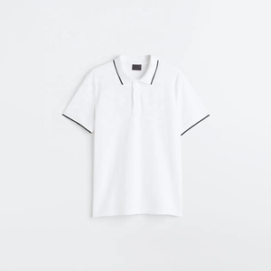 เสื้อโปโลผ้าฝ้ายปิเก้พิมพ์ลายพัฟฟ์แบบเรียบง่าย สไตล์ลำลอง สำหรับขายส่ง OEM ปี 2026 เสื้อโปโลระบายอากาศได้ดี เสื้อยืดโปโลแบบกำหนดเองสำหรับผู้ชาย เสื้อโปโลสำหรับตีกอล์ฟ - Product Image 4
