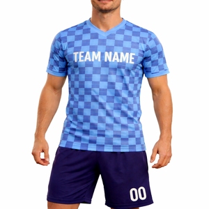 Ensemble maillot et short de sport personnalisés pour hommes – Tenue de sport unie sur mesure pour équipes - Product Image 1