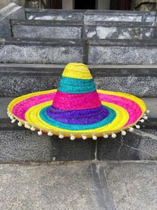 Handmade Mexican Hat With Traditional Wide Brim Style For Decorative Use And Interior Display - Product Image 4