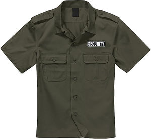 Uniformes de Guardia de Seguridad con Logotipo Personalizado de Último Diseño, Camisetas Marrones con Múltiples Bolsillos, Uniformes de Guardia de Seguridad para Hombres - Product Image 2