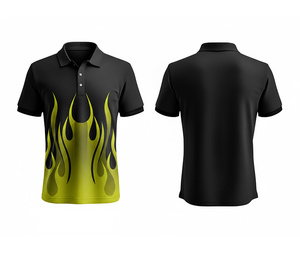 Breathable Full Sublimation Polo Shirt with Custom Logo Printing Lightweight for Men Women Youth Quick-Dry Dry-Fit Active Polo - Product Image 6