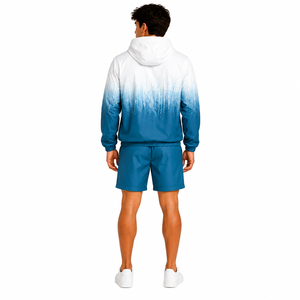 Traje Deportivo Impermeable y Transpirable de Secado Rápido, Conjunto para Correr Resistente al Viento, Ropa de Entrenamiento con Forro de Malla, Pantalones Cortos, Diseño 2 en 1 - Product Image 2
