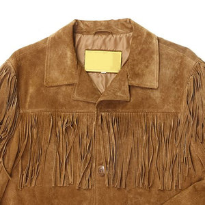 Venta Directa de Fábrica, Chaquetas de Invierno para Hombre de Alta Calidad, Tallas Personalizadas, Mejores Diseños, Chaqueta de Cuero con Flecos para Hombre - Product Image 4