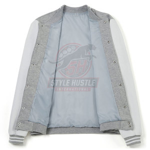 Chaqueta Letterman de diseño personalizado y cómoda para hombre, de manga larga, transpirable, para invierno, en venta en línea. - Product Image 3