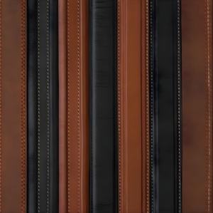 Cinturón de Cuero Marrón Hecho a Mano, Cinturón Masculino de Primera Calidad, Duradero y Elegante, con Costuras Clásicas y Diseño Atemporal para Uso Diario - Product Image 5