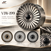 Jantes forgées multi-rayons en maille gris bronze 18-22 pouces, jantes de roue gris bronze 5x112 5x114.3 VIW-199 pour BMW Audi Mercedes-Benz