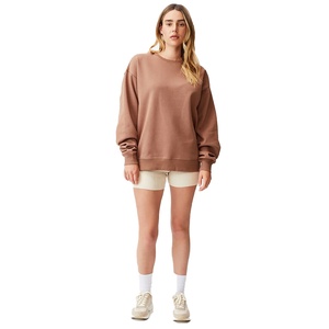 Patrón de diseñador más vendido bordado 100% algodón cuello redondo sudadera suave invierno impreso sudadera lavado ácido personalizado otoño - Product Image 1