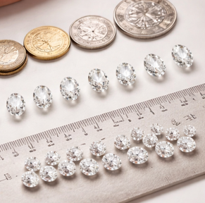Diamantes Sueltos Melea de Corte Ovalado Cultivados en Laboratorio, Rellenos con HPHT, Color F, Sutariya Brothers, 4x6mm, para Joyería - Product Image 5