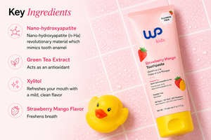 OEM/ODM Kids Fluoride Free <b>Toothpaste</b> Nano Hydroxyapatite <b>Toothpaste</b> Strawberry Mango <b>Flavor</b> Private Label - Product Image 5
