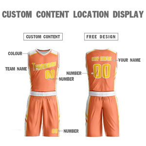 Conjunto de Uniforme de Baloncesto para Hombre de Diseño Moderno, Jersey de Baloncesto Personalizado con Sublimación Completa, Transpirable, de Secado Rápido, para Entrenamiento Deportivo en Equipo - Product Image 4