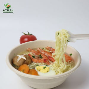 Biodegradable Bagasse Plates & Bowls made of sugarcane <b>pulp</b> suitable for High Volume Partying Events - Product Image 6