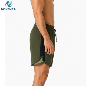 Shorts de course pour hommes, taille mi-haute, tissu doux et confortable, pour la gym, l'exercice, la course à pied, l'entraînement et le port quotidien décontracté - Product Image 6