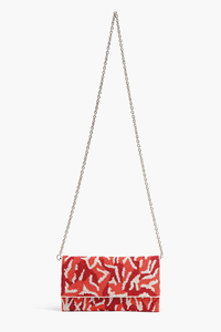 Pochette tendance faite main avec motifs perlés, grande capacité, étui cosmétique écologique en polyester avec fermeture éclair - Product Image 2