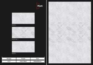 Azulejos de Porcelana Mate Refinados de 300x600 mm Diseñados para Interiores Coherentes que Ofrecen Resistencia, Precisión y Diseño Duradero - Product Image 2