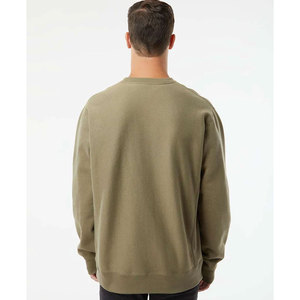 Men's Premium Heavyweight 380 GSM <b>Thick</b> <b>Fleece</b> 100% Cotton Pullover Sweatshirt Casual Solid Color Plain Winter - Product Image 2