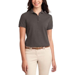 Chemises Polo pour Femmes avec Logo Personnalisé Brodé 2026, 100% Coton Respirant, Chemises Polo de Golf Blanches à Manches Courtes, Toutes Tailles - Product Image 1