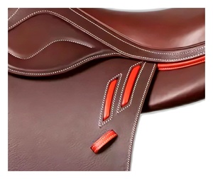 Selle d'obstacle en cuir marron personnalisée avec arceau en bois pour l'entraînement et la compétition, style western, quincaillerie en laiton - Product Image 6