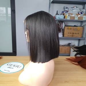 Human <b>Hair</b> Bob Wigs Double Drawn Raw Vietnamese Remy Virgin <b>Hair</b> Extensions Loose Deep Wave <b>Straight</b> Black Women <b>Hair</b> Weaving - Product Image 1