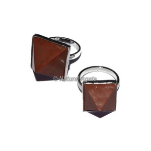 Comprar en línea Gemstone 7 Chakra Pyramid Ring Set - Product Image 6