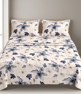 Ensemble de draps en microfibre brossée sans plis 400TC, 4 pièces, taille Full/Queen, toutes saisons, pour la maison, l'hôpital et l'hôtel - Product Image 4