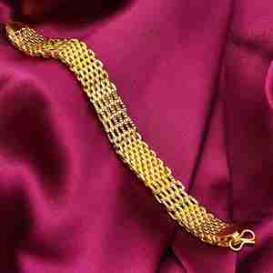 กำไลข้อมือทองชุบไมโคร 14K 18K 24K หลายเส้น แบบขายส่ง กำไลทองเหลืองแฟชั่น เครื่องประดับแฟชั่น กำไลทองชุบไมโครสำหรับผู้ชาย - Product Image 1