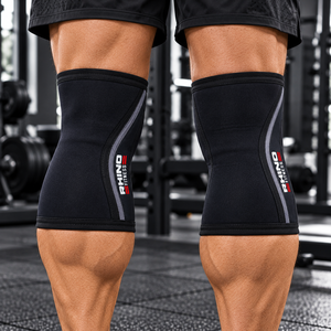Rodillera Deportiva Rhino Fitness para Hombre, Transpirable, de Algodón a Rayas, para Levantamiento de Pesas, Soporte de Compresión - Product Image 3