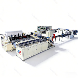 Línea <span class=keywords><strong>de</strong></span> Producción <span class=keywords><strong>de</strong></span> Máquina Cortadora y Enrolladora <span class=keywords><strong>de</strong></span> Papel Higiénico Multifuncional Totalmente Automática - Product Image 2