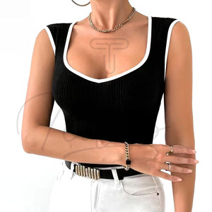 Camisetas sin mangas para mujer al por mayor, personalizadas para gimnasio, estilo veraniego - Product Image 3