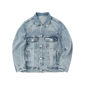 Premium Quality <b>Custom</b> <b>Denim</b> Jean Print <b>Jacket</b> For Men Casual Style Solid Color <b>Denim</b> Spring Men's <b>Jackets</b> for 2026 - Product Image 1