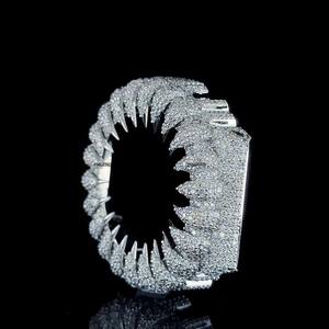 Luxury <b>Iced</b> <b>Out</b> Smart <b>Watch</b> Case Moissanite Diamond Hip Hop <b>Watch</b> Bezel 925 Sterling Silver Cover Custom Jewelry - Product Image 2