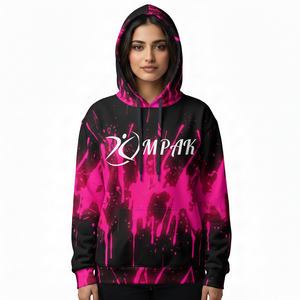 เสื้อฮู้ดดี้โอเวอร์ไซส์สไตล์ลำลองทันสมัย พิมพ์ลายแบบซับลิเมชั่นเนียนเรียบ สำหรับสตรีทแวร์และแฟชั่นแนวเมือง - Product Image 1