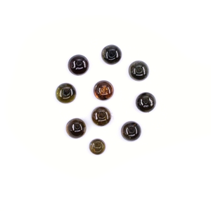 Turmalina natural calibrada de Natura Petroleum, cabujones redondos de 4 mm, piedra preciosa de turmalina natural suelta para la fabricación de joyas. - Product Image 3